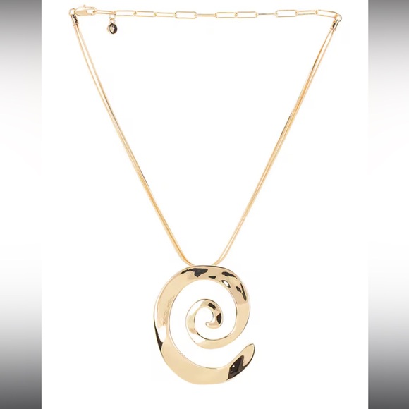 Ettika Aura Swirl Necklace - Gold - Picture 1 of 10